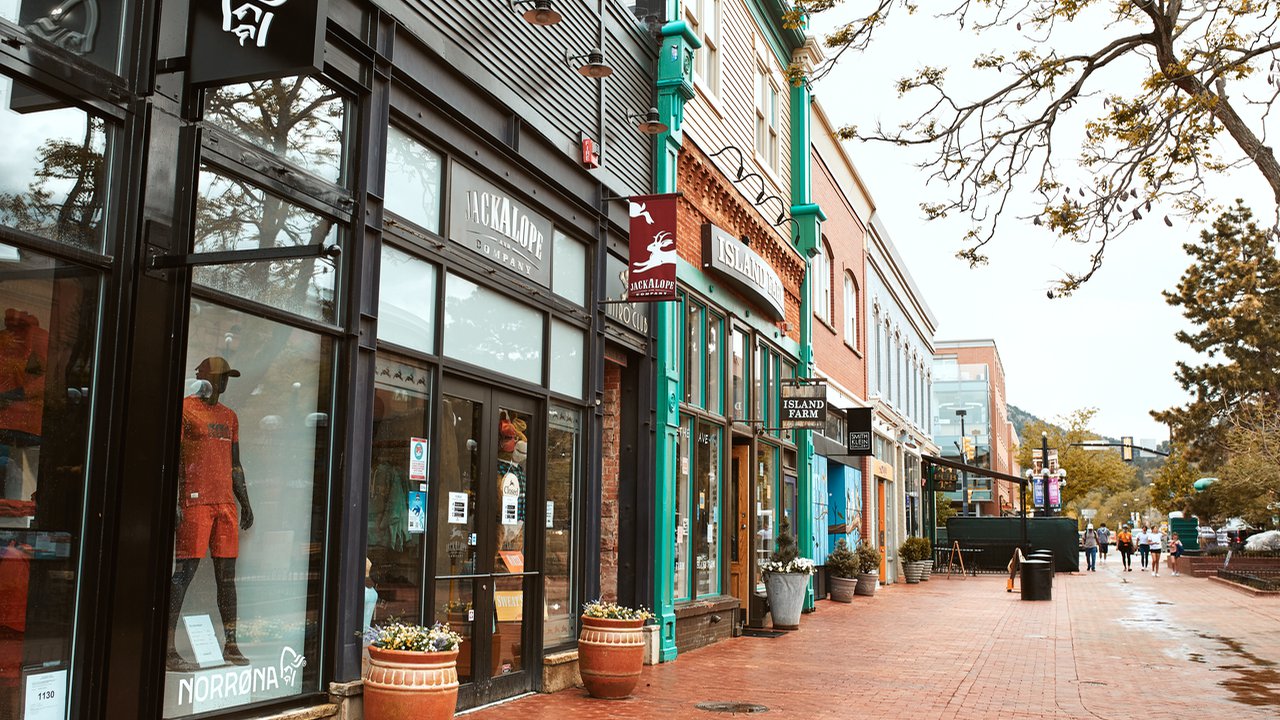 Pearl Street Mall, Boulder, Colorado.