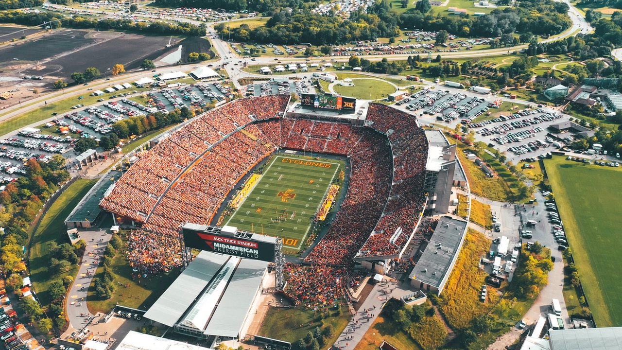 MidAmerican Energy Field at Jack Trice Stadium, Ames, Iowa.